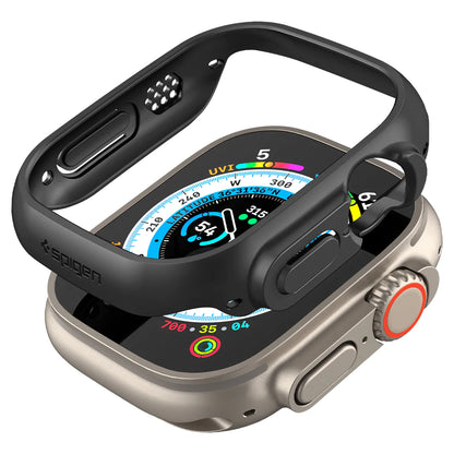 حافظة Spigen رفيعة لساعة Apple Watch Ultra 2 / Ultra 1 (49 ملم) - أسود