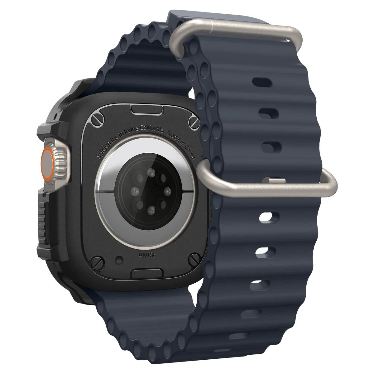 Spigen Rugged Armor Case for Apple Watch Ultra 2 / Ultra 1 (49mm) - Matte Black