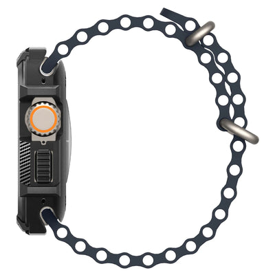 حافظة Spigen Rugged Armor لـ Apple Watch Ultra 2 / Ultra 1 (49مم) - أسود غير لامع