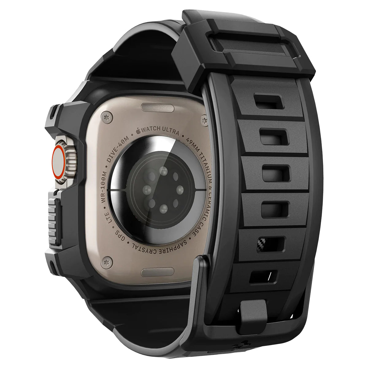 Spigen Rugged Armor Pro Case for Apple Watch Ultra 2 / Ultra 1 (49mm) - Black