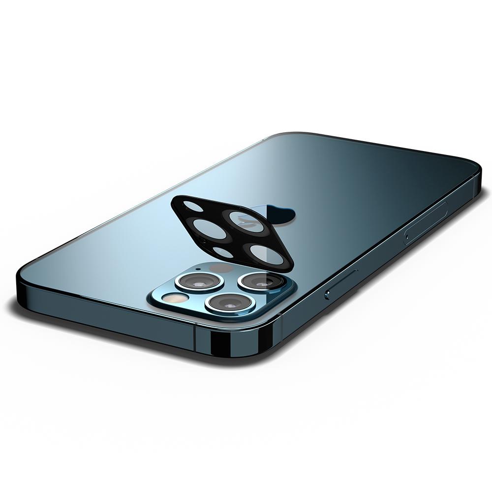 Spigen Optik Lens Camera Protector for iPhone 12 Pro Max - Pacific Blue 2 Pack