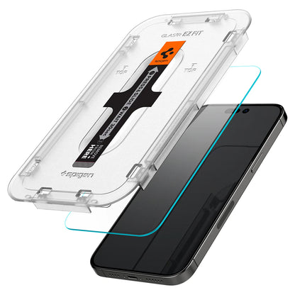 واقي شاشة Spigen iPhone 14 Pro Max EZ FIT GLAS.tR (حماية المستشعر) - عبوتان