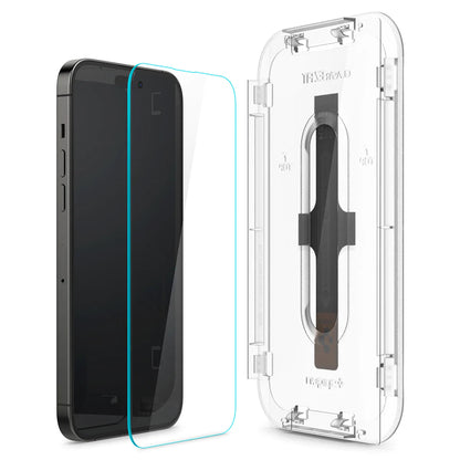 واقي شاشة Spigen iPhone 14 Pro Max EZ FIT GLAS.tR (حماية المستشعر) - عبوتان
