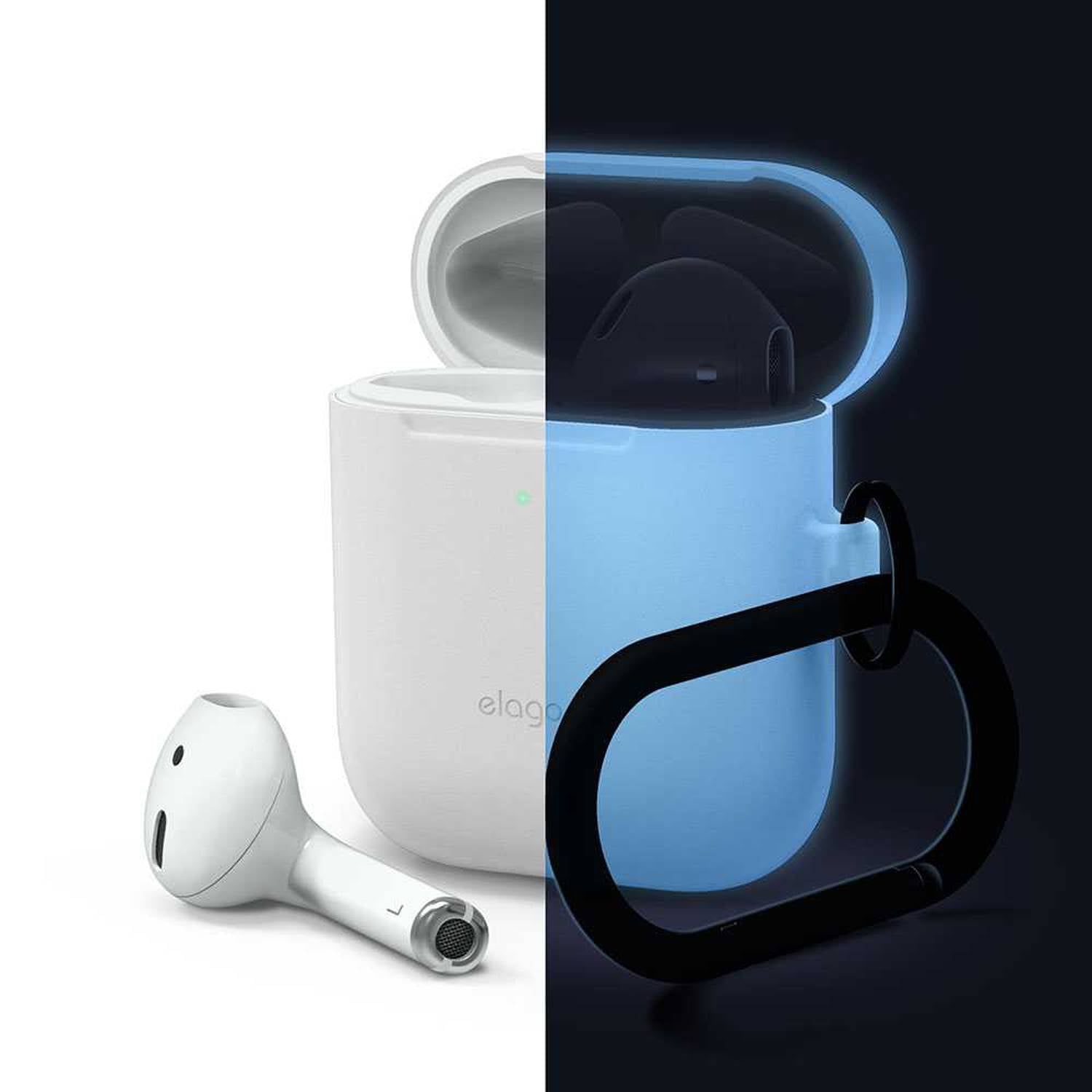 Elago Skinny Hang Case Cover Compatible for Apple AirPods 1&2 Generation