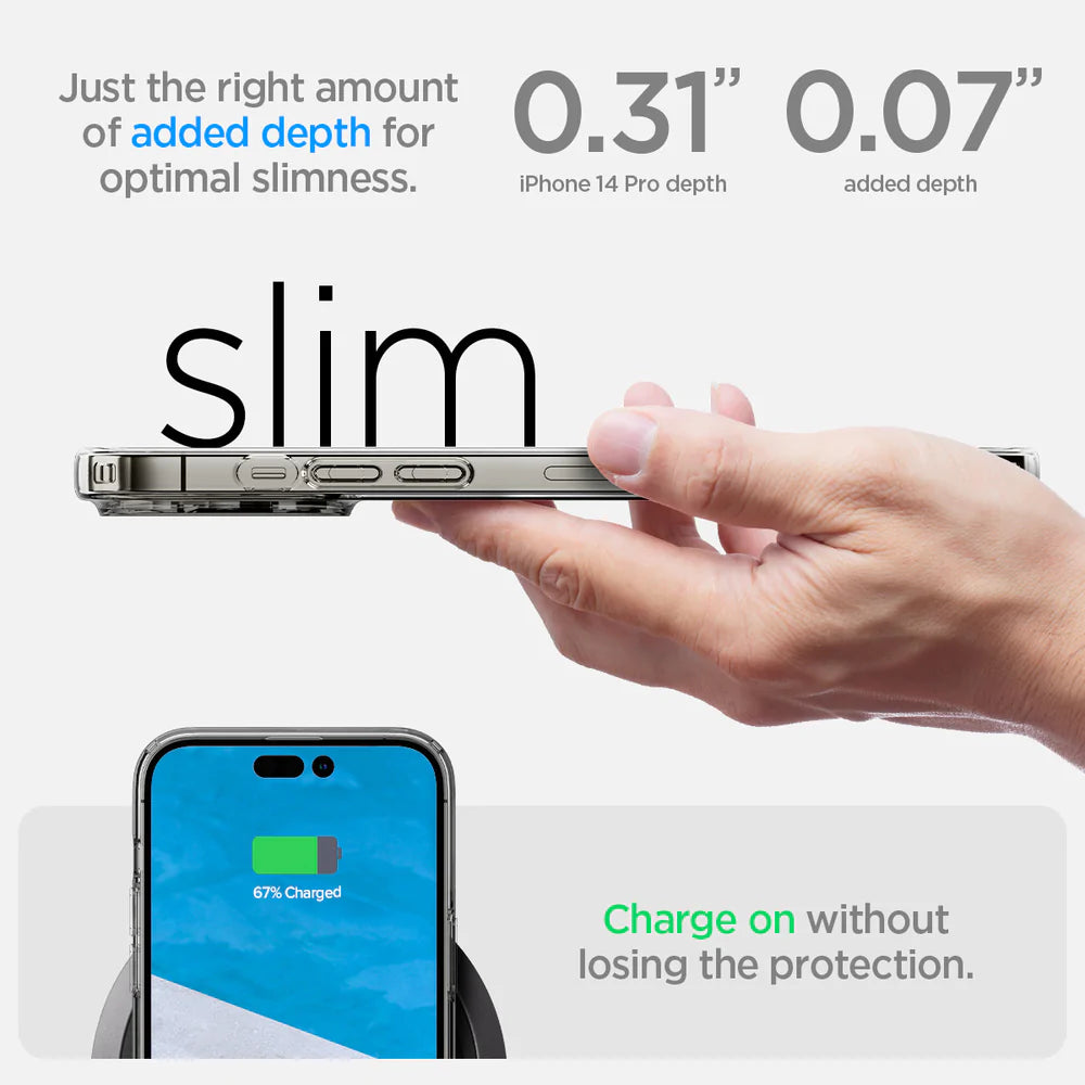 Spigen iPhone 14 Pro Case Liquid Crystal - Crystal Clear